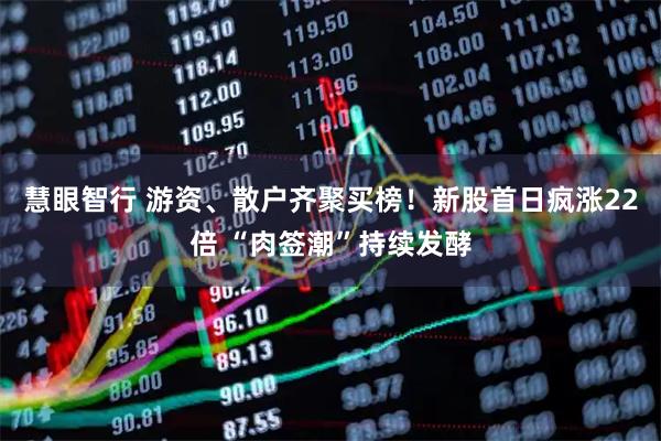 慧眼智行 游资、散户齐聚买榜！新股首日疯涨22倍 “肉签潮”持续发酵